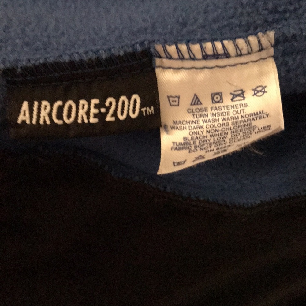 Land’s End large Blue Fleece Zip-Up Jacket - Picture 6 of 7